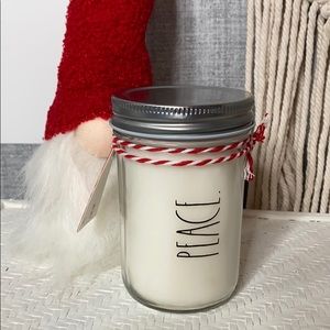 Rae Dunn PEACE Christmas Candle